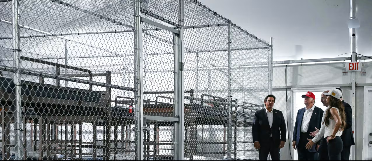 ICE ramps up detention capacity with emergency funding, temporary tent facilities, and pressure on Republican states amid Trump-era deportation push.
