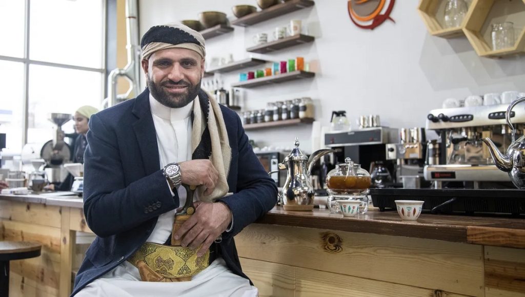Ibrahim Alhasbani, owner of Qahwah House,