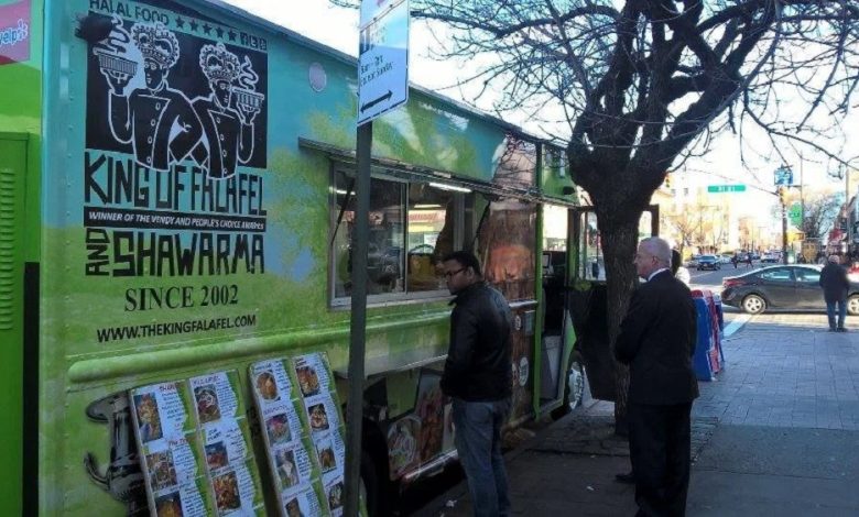 Halal shawarma sandwich