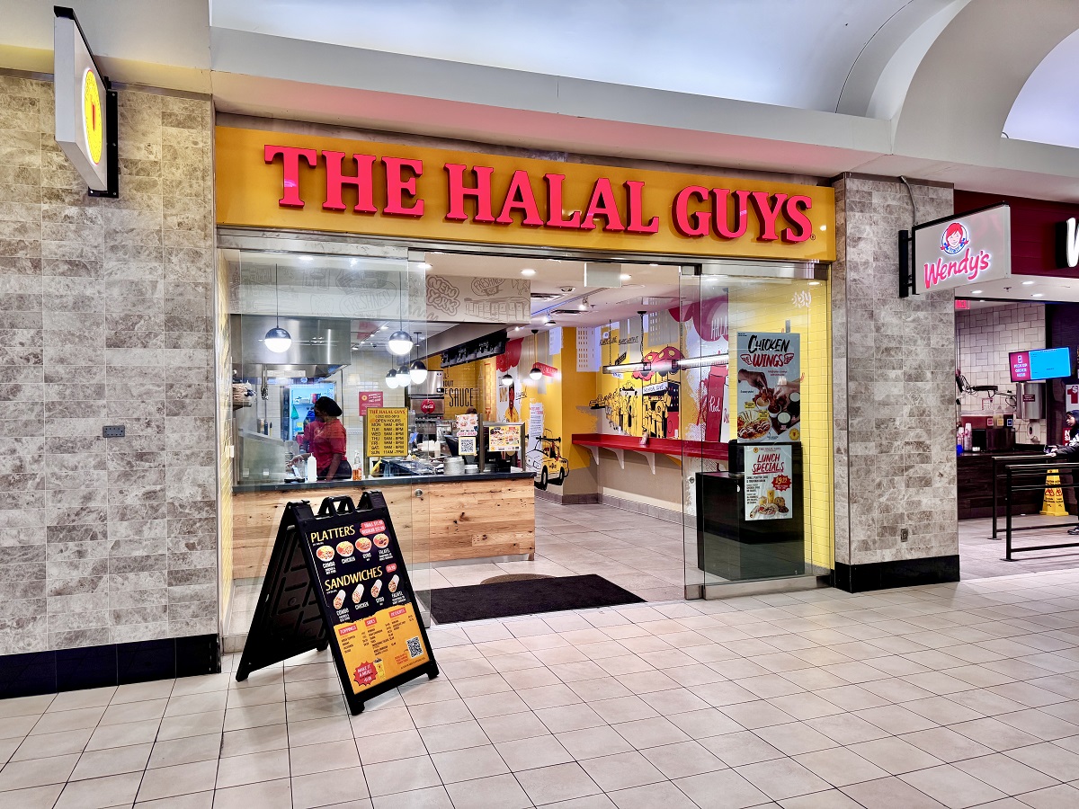 Halal shawarma sandwich