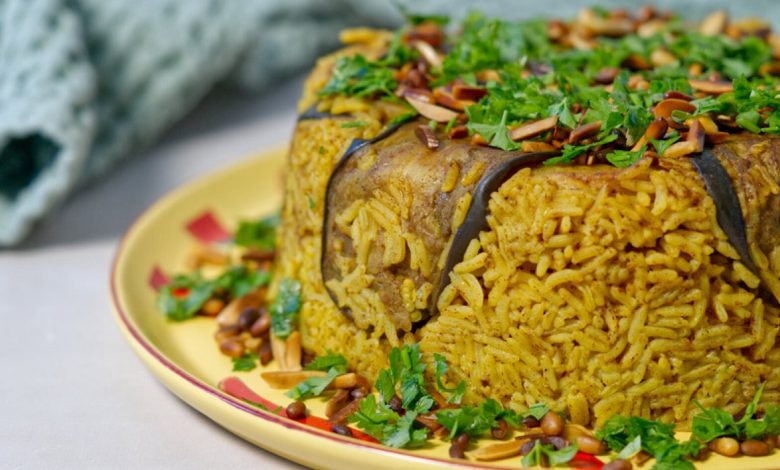 Maqluba (meaning "upside down" in Arabic) is a famous traditional dish in both Palestine and Jordan—and across the broader Levant. It’s a one-pot layered meal made with rice