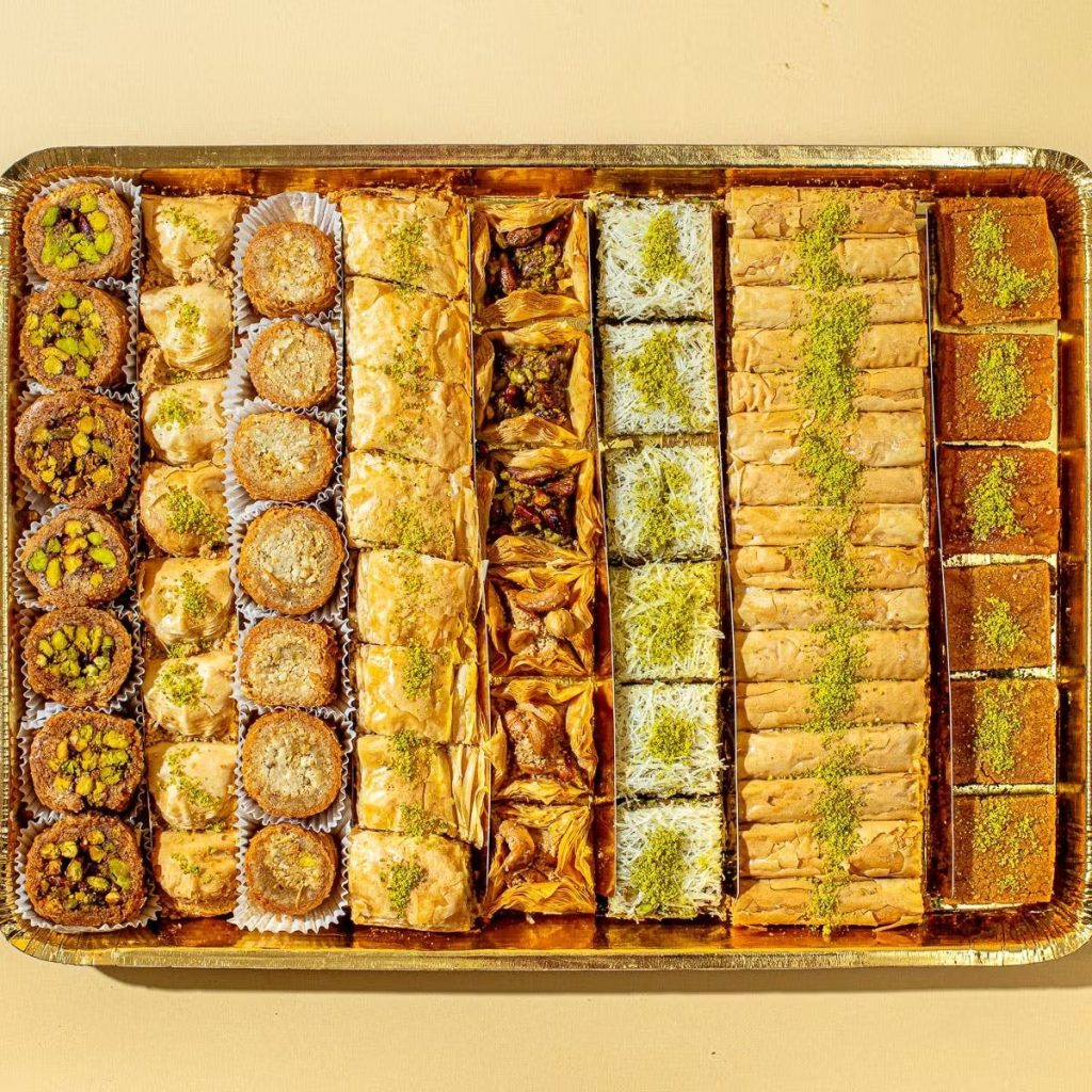 Founded in 1979, Shatila Bakery has become an iconic establishment for its high-quality Middle Eastern pastries, particularly baklava.
