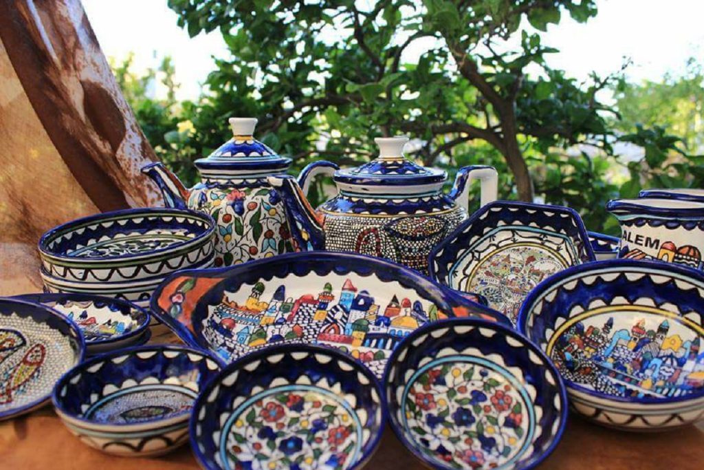Palestinian ceramics date back centuries, with deep roots in cities like Jerusalem, Hebron, and Nablus.