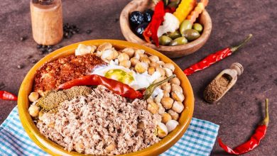 Lablabi is a traditional Tunisian chickpea stew made with garlic, cumin, harissa, and day-old bread.