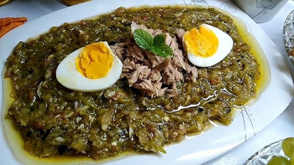 Slata Mechouia, Tunisia’s famous grilled salad