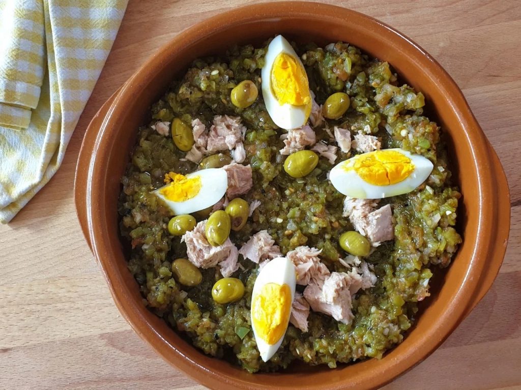 Slata Mechouia, Tunisia’s famous grilled salad
