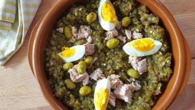 Slata Mechouia, Tunisia’s famous grilled salad