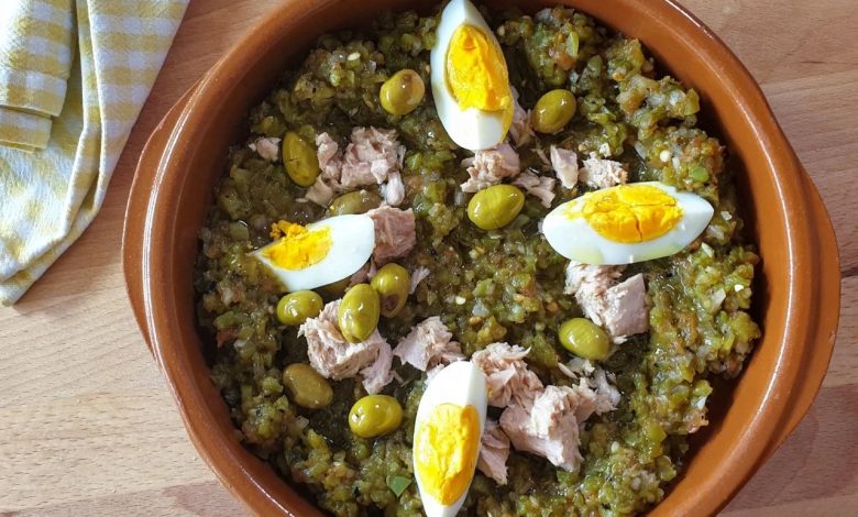 Slata Mechouia, Tunisia’s famous grilled salad