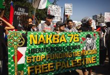 Palestinian communities across the United States mark Nakba Day, which falls on May 15, with rallies, marches, vigils, teach-ins, and cultural events.