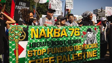 Palestinian communities across the United States mark Nakba Day, which falls on May 15, with rallies, marches, vigils, teach-ins, and cultural events.