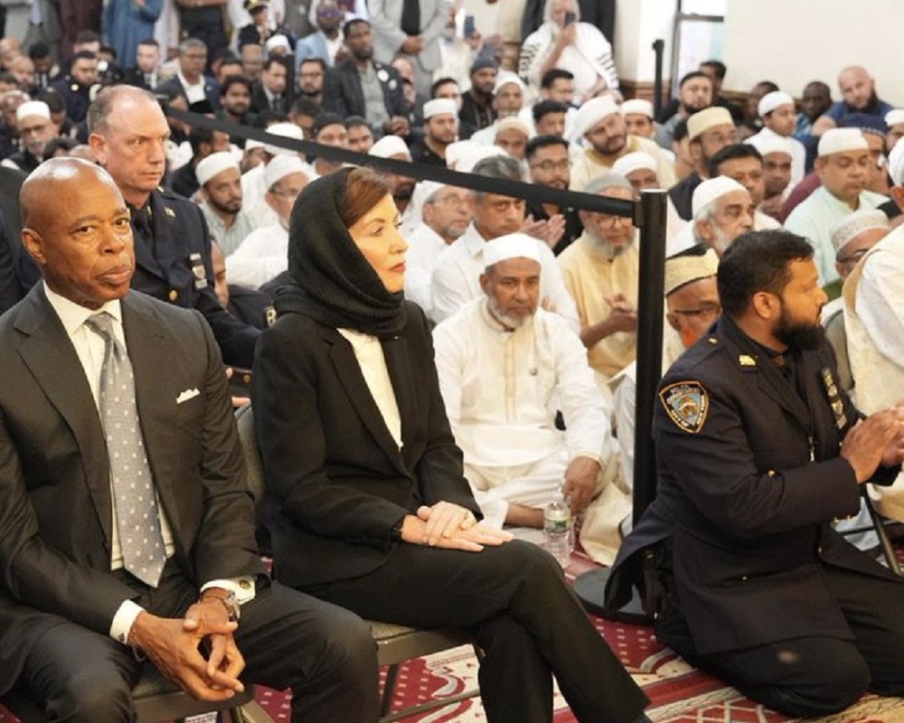 According to reports, Governor Hochul had attended the funeral of NYPD Officer Didarul Islam, who was killed last week in a mass shooting incident in Manhattan.