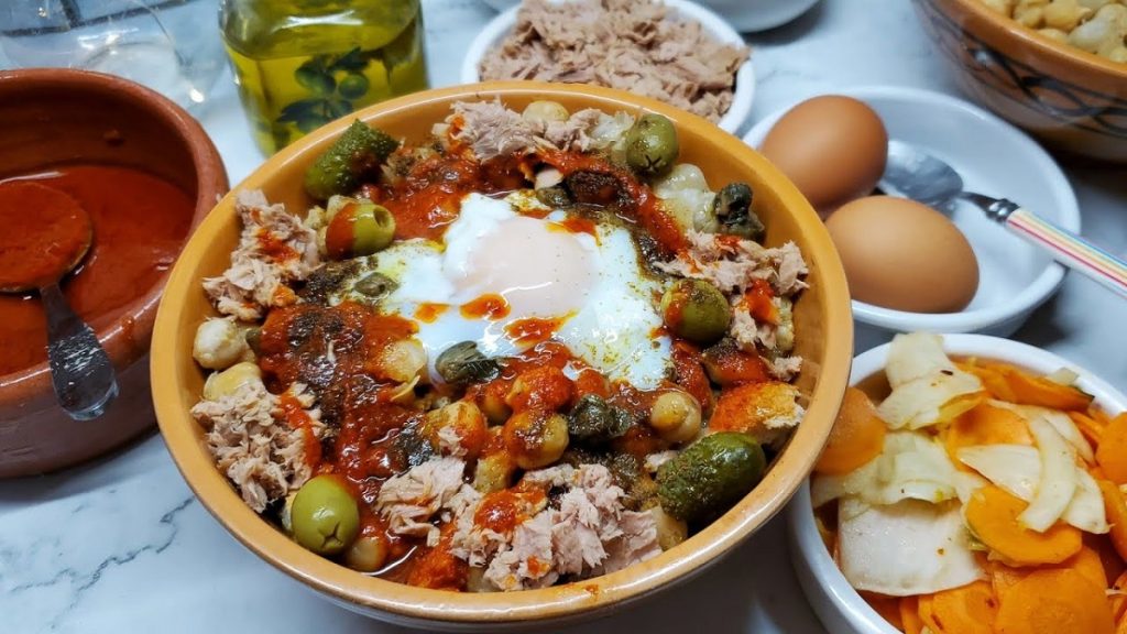 Lablabi is a traditional Tunisian chickpea stew