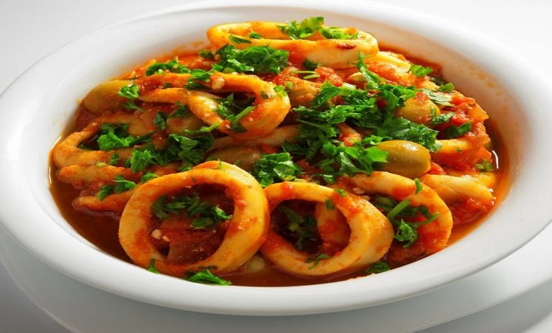 "Al-Sebit" (السبيط) is the Arabic name for squid, a type of marine mollusk belonging to the cephalopod family, which also includes cuttlefish and octopus.
