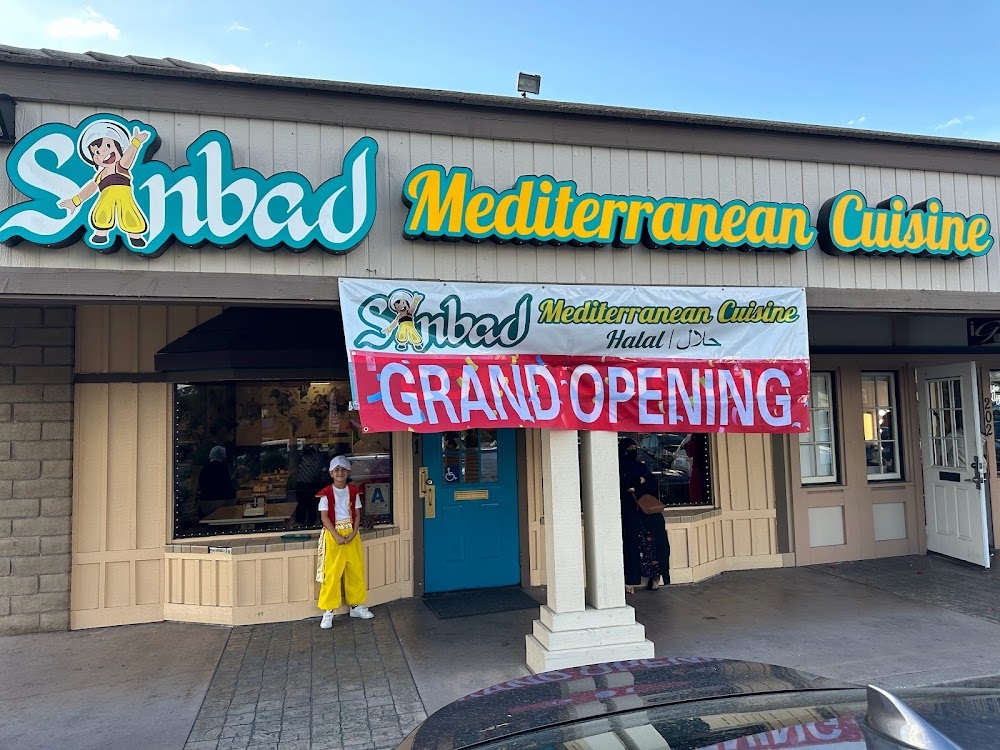 Sindbad Restaurant in San Diego, California—an Iraqi-owned eatery serving grilled meats, burgers, mandi, and authentic Middle Eastern flavors in a warm and welcoming atmosphere.