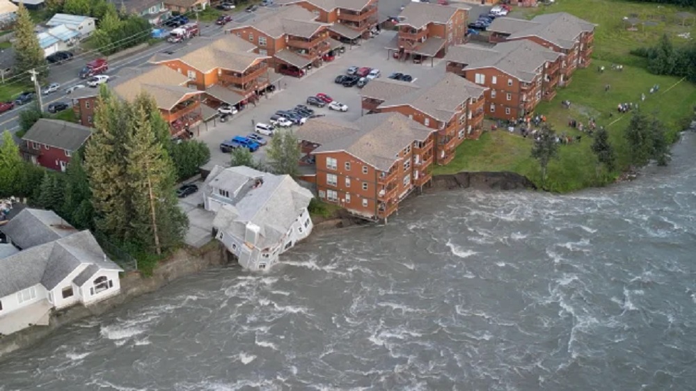 Authorities in Juneau, Alaska, have warned of potential record-breaking floods due to a massive water release from the “Death Basin” behind the Mendenhall Glacier River.