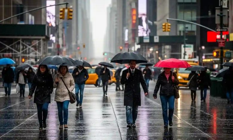 As Tropical Storm Imelda and Hurricane Humberto stay offshore, New York City prepares for cooler, drier weather and mild fall-like conditions.