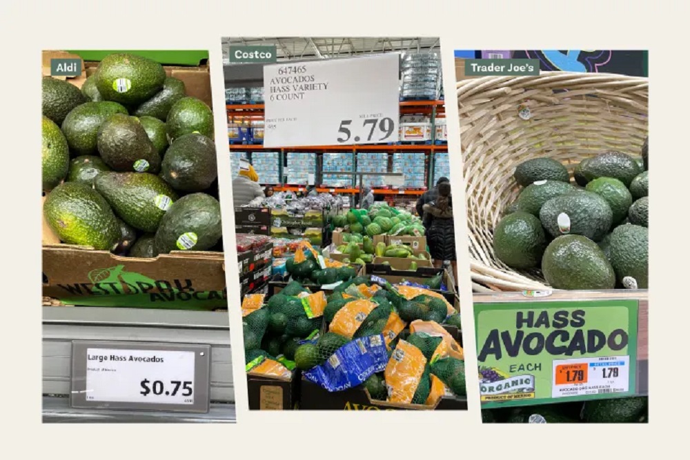 Avocado prices in New York City can range from 25 cents to $3.