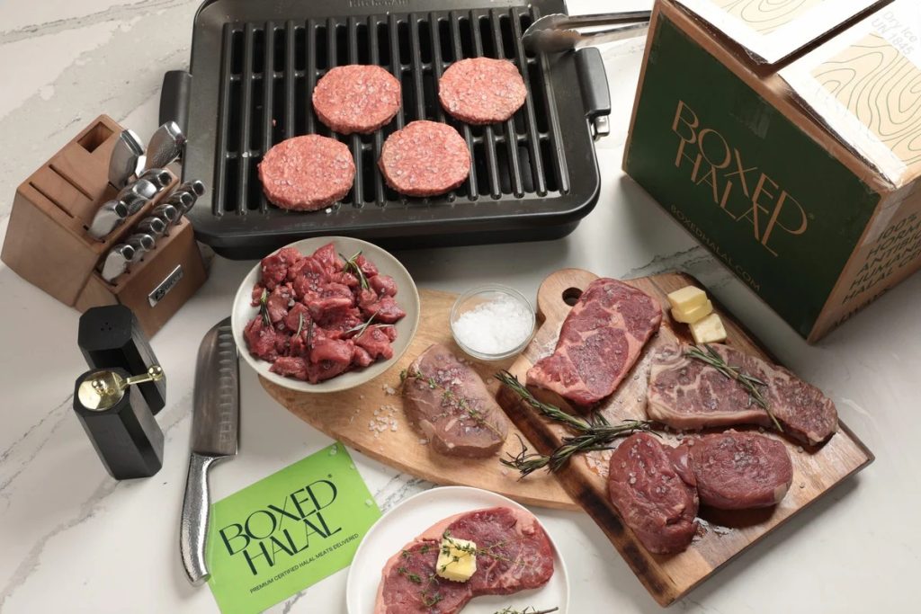 For busy households, Boxed Halal offers a monthly subscription service delivering certified halal meat straight to your doorstep.