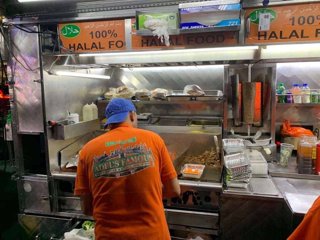 del’s Famous Halal Food in Midtown Manhattan.