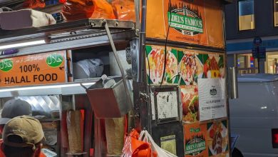 Serving authentic Middle Eastern street food until 5 a.m., Adel’s is a must-visit for halal gyros in New York City.