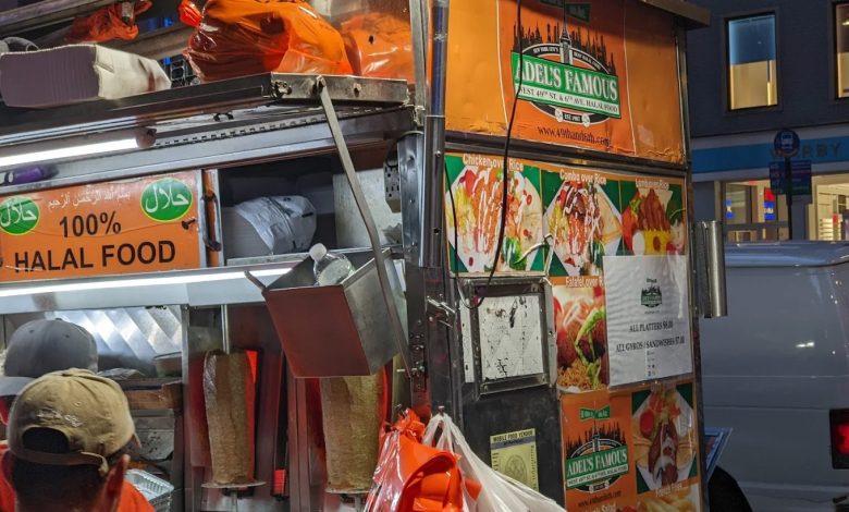 Serving authentic Middle Eastern street food until 5 a.m., Adel’s is a must-visit for halal gyros in New York City.