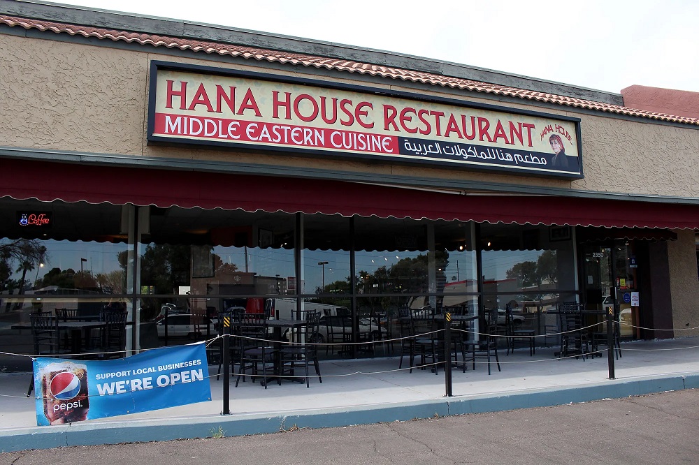 Hana House Restaurant in Phoenix, AZ, offers authentic Middle Eastern cuisine with fresh daily-prepared dishes and 100% Halal Certified meats.