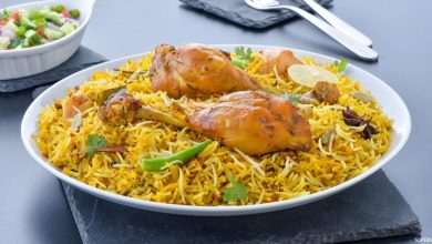Biryani is a rich, aromatic rice dish originating from the Indian subcontinent, celebrated for its flavorful layers of spiced rice, tender meat, and fragrant herbs.