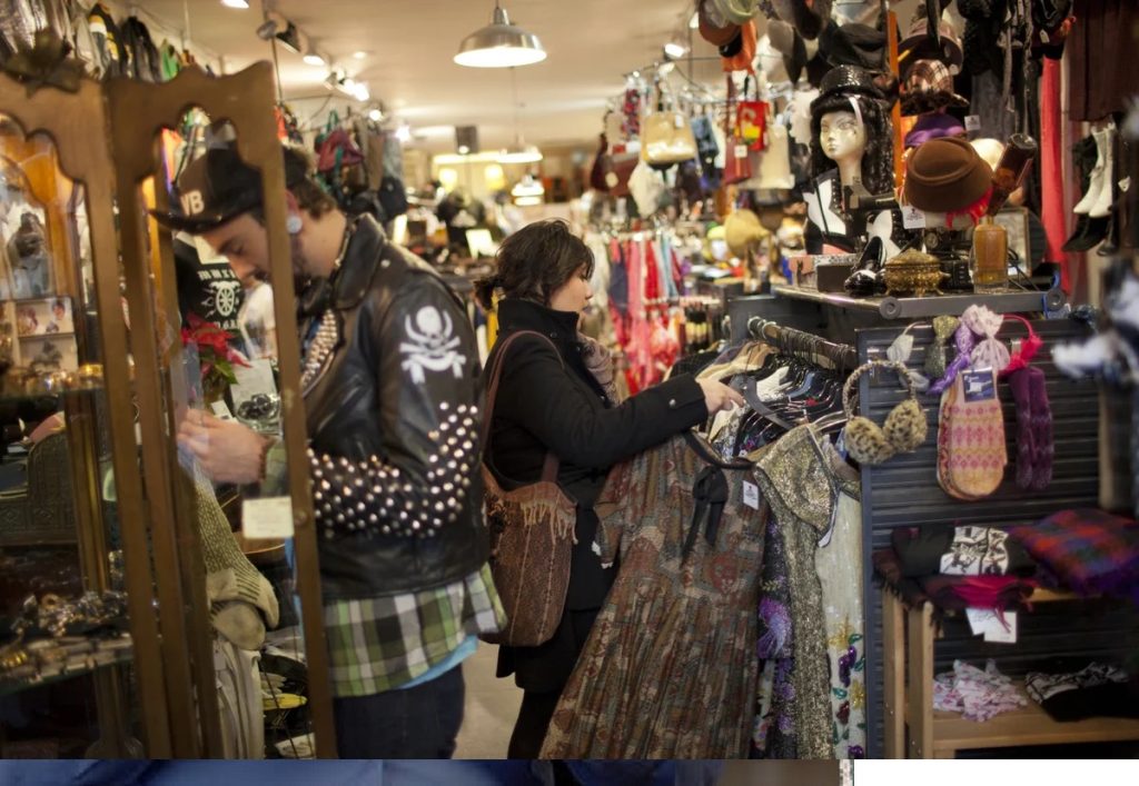 For many Arab and Muslim immigrant families—especially those newly arrived in the U.S.—secondhand clothing shops are a practical solution.