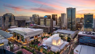 the Muslims in Phoenix, Arizona: estimates of population size, number of mosques, cultural institutions and community growth.