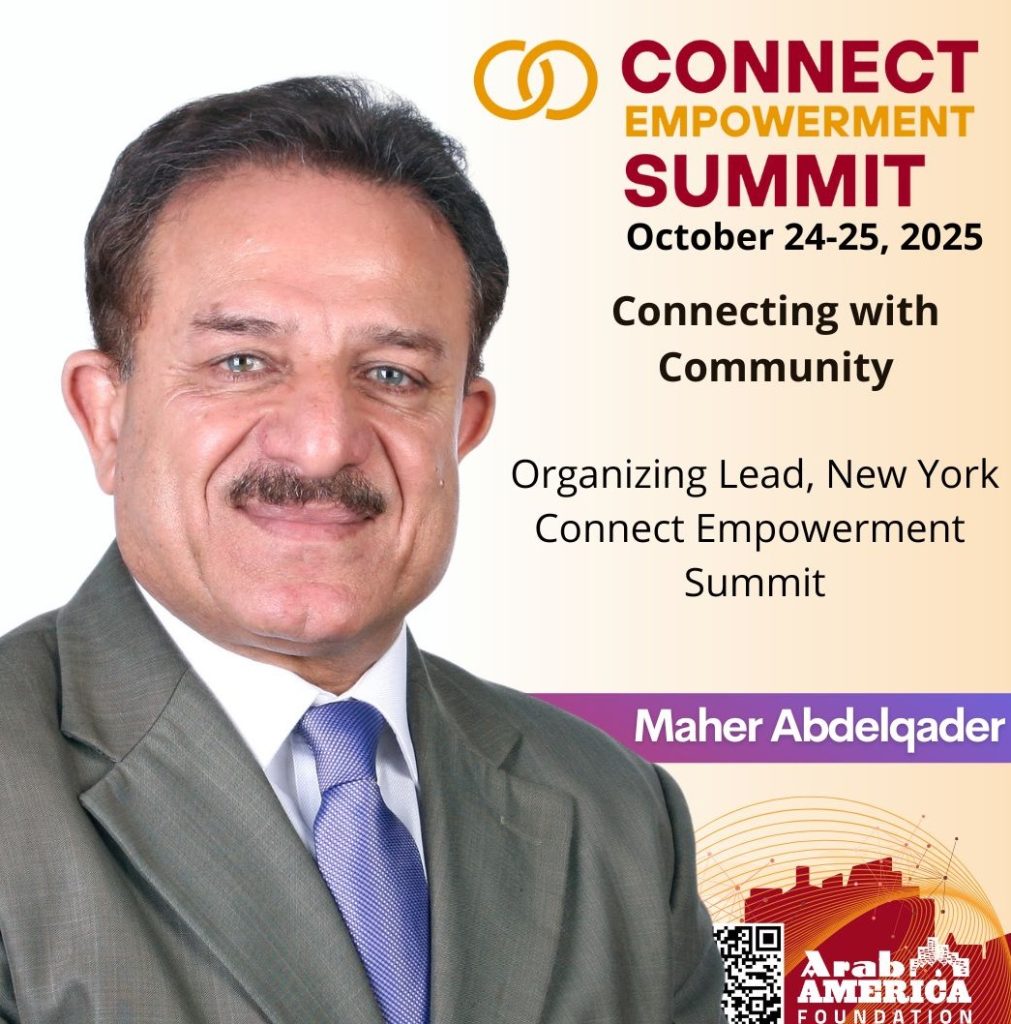 Maher Abdelqader – Palestinian American leader, infrastructure executive (CCM, M.ASCE), and Co-Founder of the American Palestinian Congress.