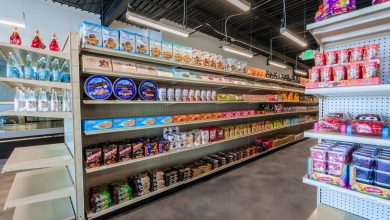 fresh halal meat, Middle Eastern specialties, and global products at the newly opened Camel International Market on Havana Street.