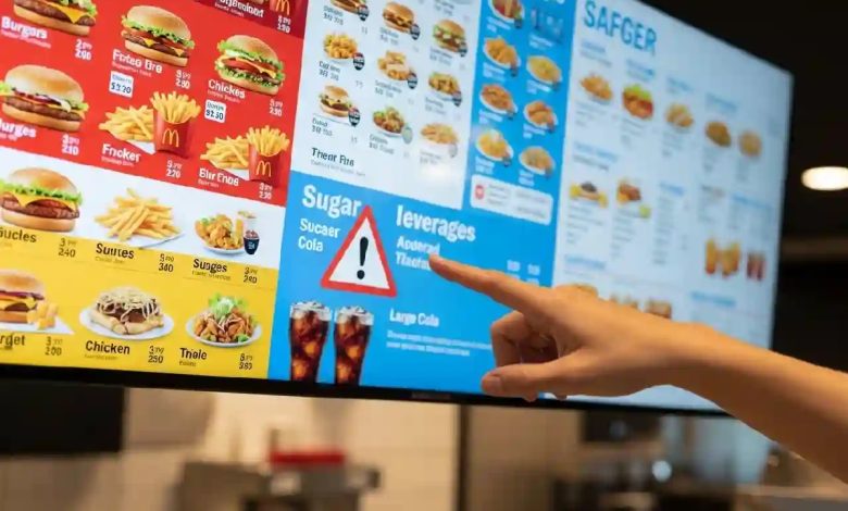 New York City has rolled out a pioneering initiative to help consumers make more informed food choices — new warning icons for high-sugar items on fast-food menus.
