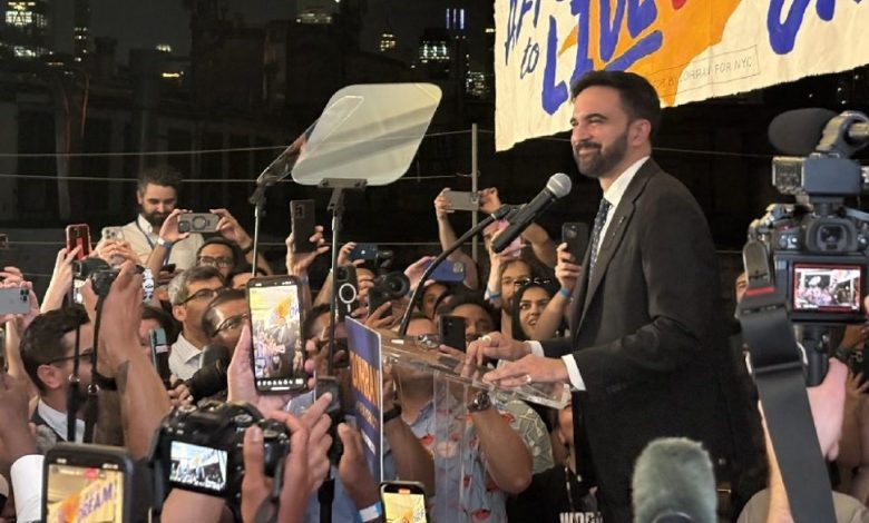 New York mayoral frontrunner Zahran Mamdani delivers a sharp warning to Donald Trump, pledging to defend New Yorkers from harmful policies.