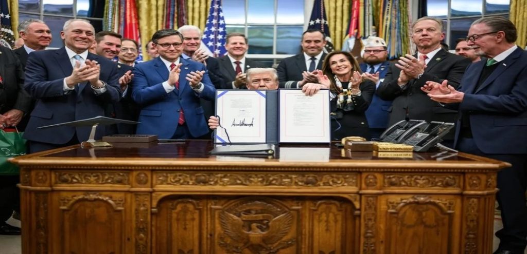 President Donald Trump signed a bill ending the 43-day U.S. government shutdown, the longest in American history.