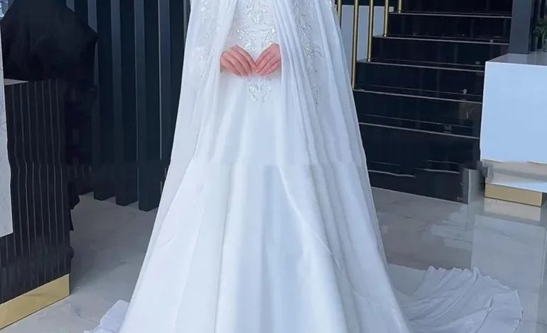 Muslim wedding dresses with hijab