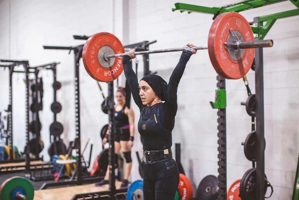 Subreen Dari, 37, is a Palestinian-American weightlifter from Strongsville, Ohio, and one of the few Muslim-Hijabi women in her sport.