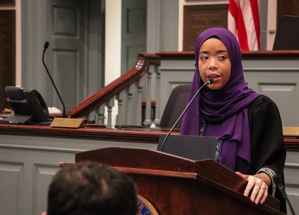 Madinah Wilson-Anton, the first practicing Muslim elected to Delaware’s General Assembly.