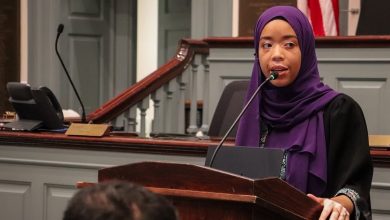 Madinah Wilson-Anton, the first practicing Muslim elected to Delaware’s General Assembly.