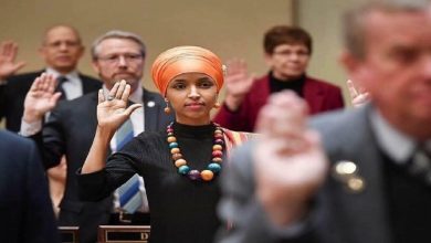Ilhan Omar, who represents the state of Minnesota in Congress, was born in Somalia and fled the civil war at the age of eight.