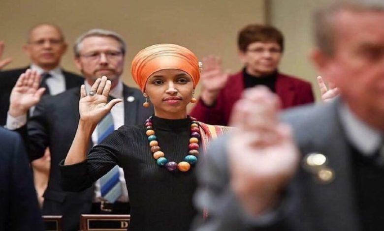 Ilhan Omar, who represents the state of Minnesota in Congress, was born in Somalia and fled the civil war at the age of eight.