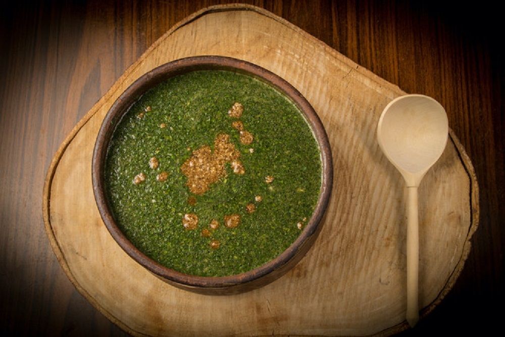 Unlike most soups, mulukhiyah is often considered a full meal rather than a starter.