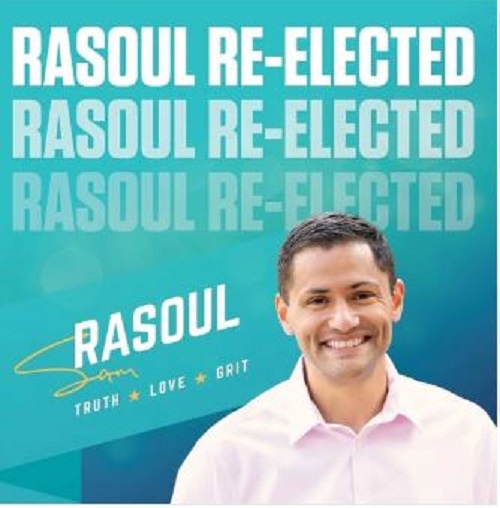 Wisam Abdulraouf Rasul (وسام عبدالرؤوف رسول) is a Democratic member of the Virginia House of Delegates, representing Roanoke and surrounding areas in southwest Virginia.