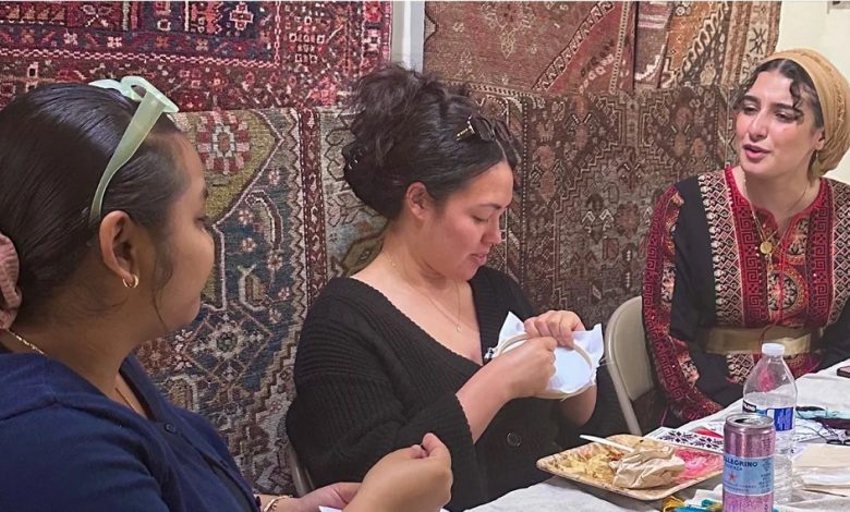 Tatreez Embroidery Workshop in South Philly