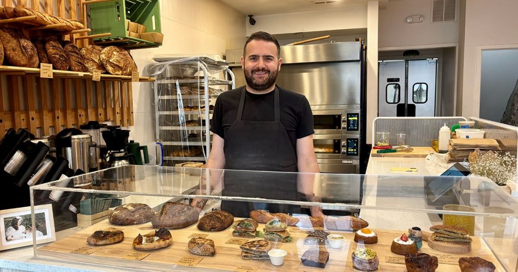 The bakery specializes in flatbreads rooted in Golan Heights cuisine. Rabah prepares potato fatayer just as his mother did, stuffed with potato, onion, and spices imported from Majdal Shams.